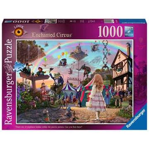 Ravensburger - Puzzle de circo encantado y mágico, 1000 piezas para adultos ㅤ