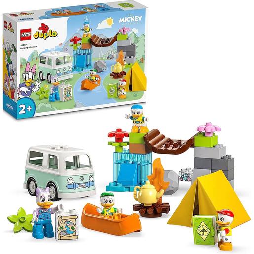 LEGO - Conjunto de aventura campestre com canoa, ponte e caravana de brinquedo 10997