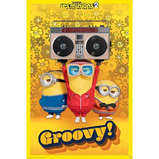 Minions - Poster Groovy Minions tamanho 91,5 x 61 cm