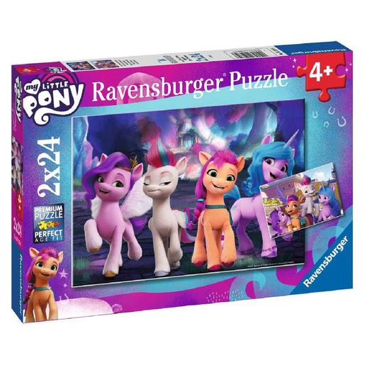 Ravensburger - My Little Pony - Puzzle 2x24 peças