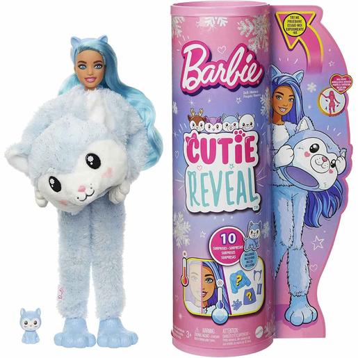 Barbie - Cutie Reveal Inverno - Boneca husky