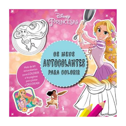Princesas Disney - Os meus autocolantes para colorir (edição em português)