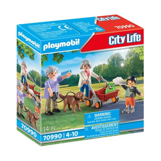 Playmobil - Playmobil City Life: Avós e Neto, Conjunto 70990 ㅤ