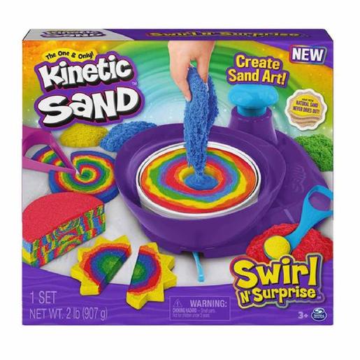 Kinetic Sand - Conjunto Swirl N' Surprise