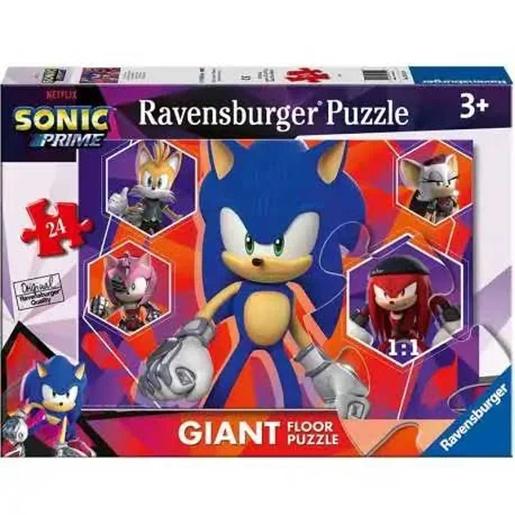 Ravensburger - Puzzle Gigante de Chão 24 peças Sonic the Hedgehog