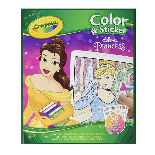 Crayola - Princesas Disney - Livro para colorir e autocolantes