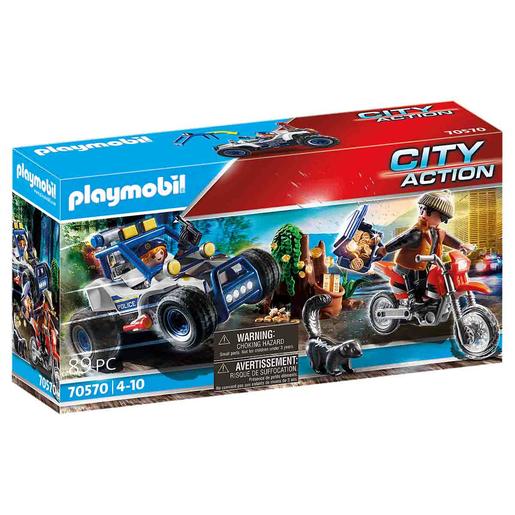 Playmobil - Veículo Todo-o-Terreno da Polícia: Perseguição do Ladrão de Tesouros - 70570