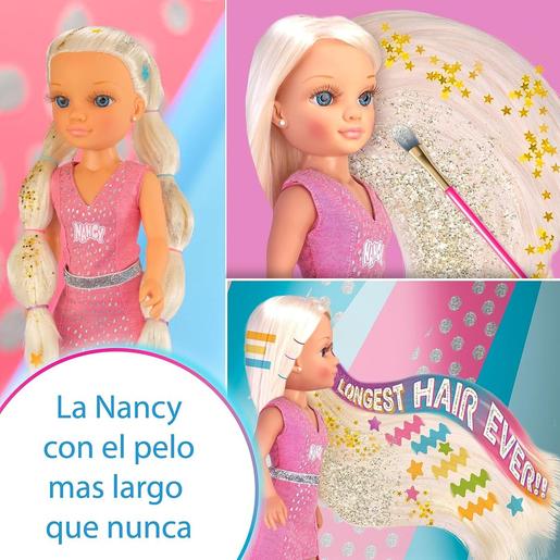 Nancy - Boneca com cabelo super longo e acessórios para criar penteados ㅤ