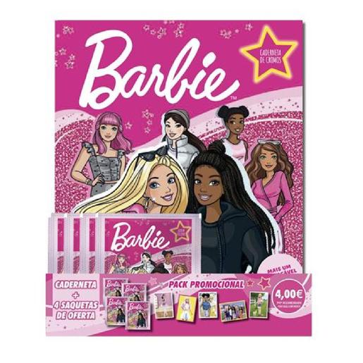 Panini - Caderneta de cromos Barbie Core + 4 saquetas