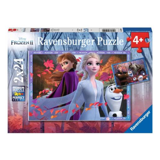 Ravensburger - Disney - Puzzle 2x24 peças Frozen II