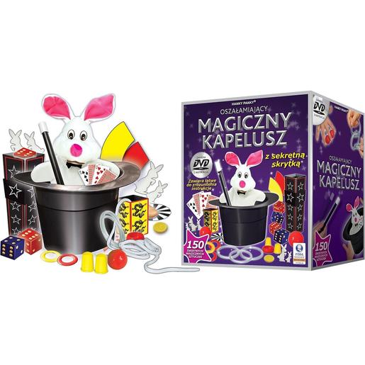 Kit de truques mágicos com chapéu, 150 jogos ㅤ