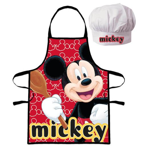 Mickey Mouse - Conjunto Avental e Chapéu Cozinheiro 4-6 anos