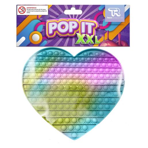 Pop It - Coração Pastel XXL