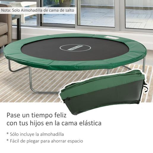 Homcom - Cobertura de proteção para cama elástica Ø 305 cm verde