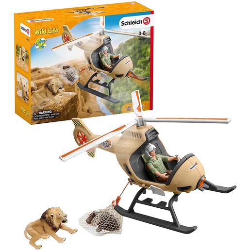 Schleich - Helicóptero de salvamento de animais