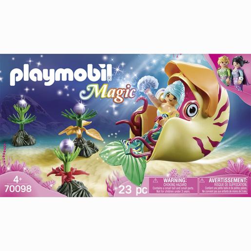 Playmobil - Sereia com Gôndola de Caracol 70098