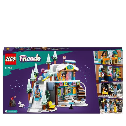 LEGO - Juguete de construcción Pista de esquí y cafetería LEGO Friends 41756