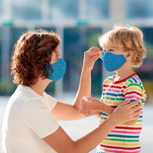 Máscara proteção infantil higiénica Aqua Dragons (6-9 anos)