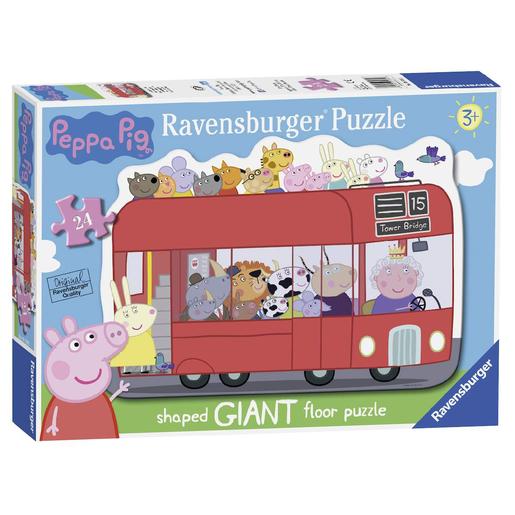 Ravensburger - Porquinha Peppa - Puzzle autocarro 24 peças