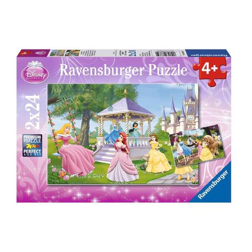 Ravensburger - Princesas Disney - Pack 2 puzzles 24 peças