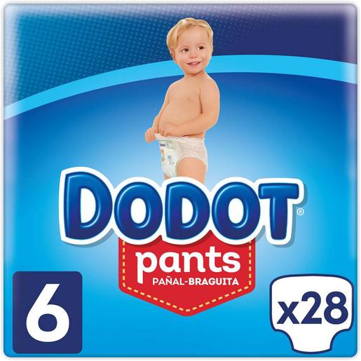 Dodot - Fraldas Pants T-6 28 Unidades