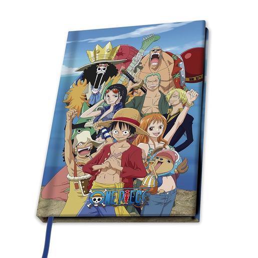 Caderno A5 One Piece - Tripulação de Luffy