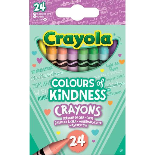 Crayola - Lápis de cera, pacote de 24 cores ㅤ