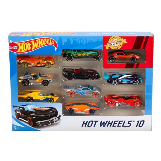 Hot Wheels - Pack 10 Veículos (vários modelos)