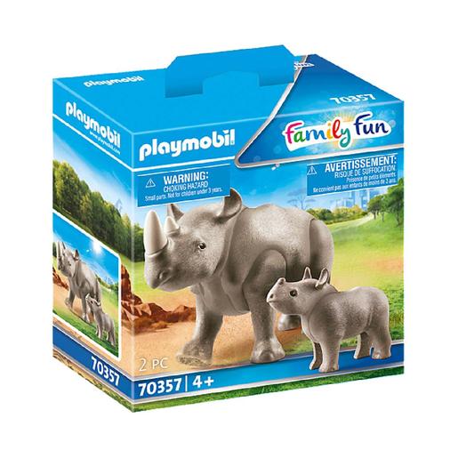 Playmobil - Rinoceronte com bebé - 70357