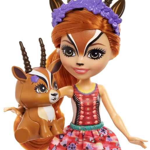 Enchantimals - Gabriella Gazele e Racer - Pack boneca e mascote
