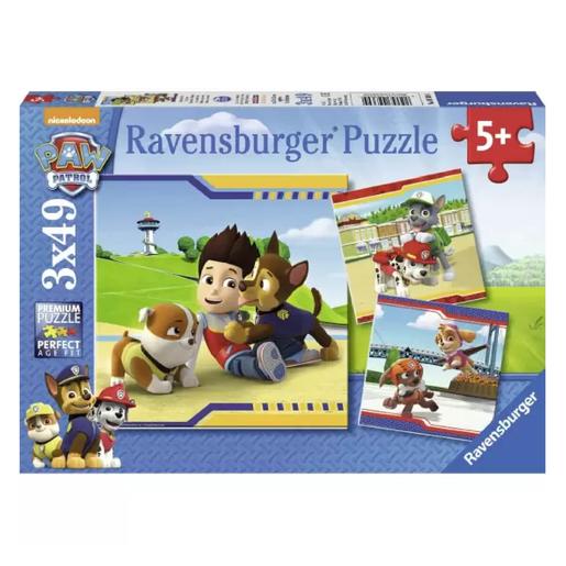 Ravensburger - Patrulha pata - 3 puzzles 49 peças