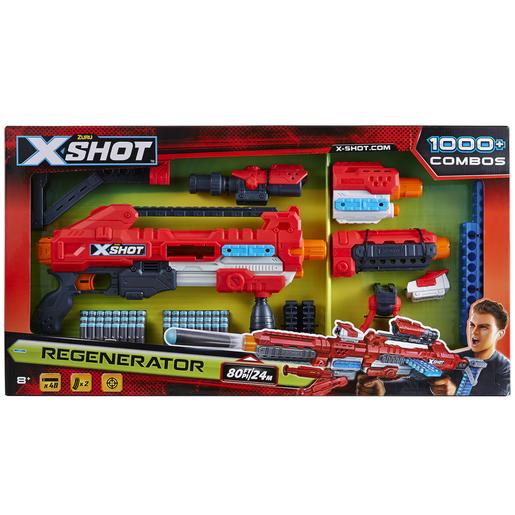 X-Shot - Pistola Regenerator com 48 Dardos
