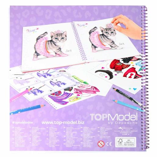 Top Model - Caderno de colorir gatinhos