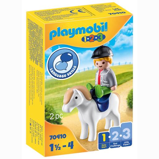 Playmobil - 1.2.3 Criança com Pónei