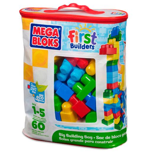 Mega Bloks - Bolsa Maxi 60 Peças Azul