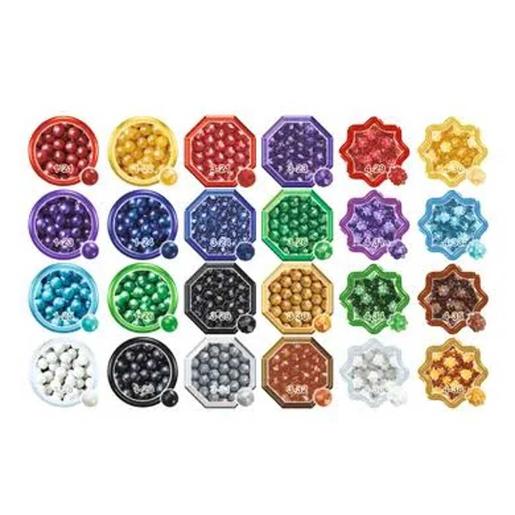 Aquabeads - Kit Aquabeads de contas multicoloridas brilhantes e madrepérola  31995