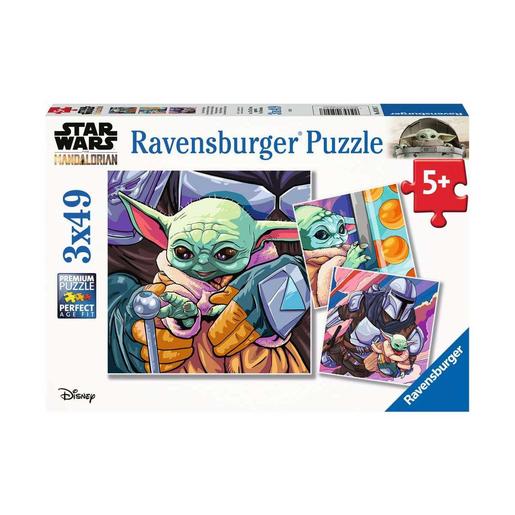 Ravensburger-Star Wars-The Mandalorian-Pack puzzles 3x49 peças
