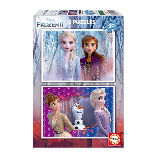 Educa Borrás - Frozen - Pack Puzzles 2x20 Peças Frozen 2