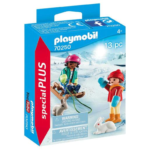 Playmobil - Crianças com trenó - 70249