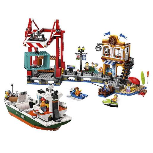 LEGO City - Porto Marítimo com Navio de Mercadorias - 60422