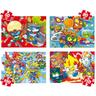 Educa Borrás - SuperThings - Multi 4 puzzles progressivos 50-80-100-150 peças