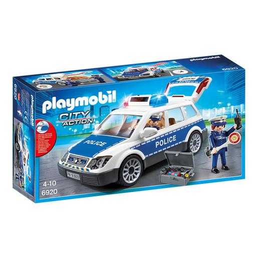 Playmobil - Carro da Polícia com Luzes e Som - 6920