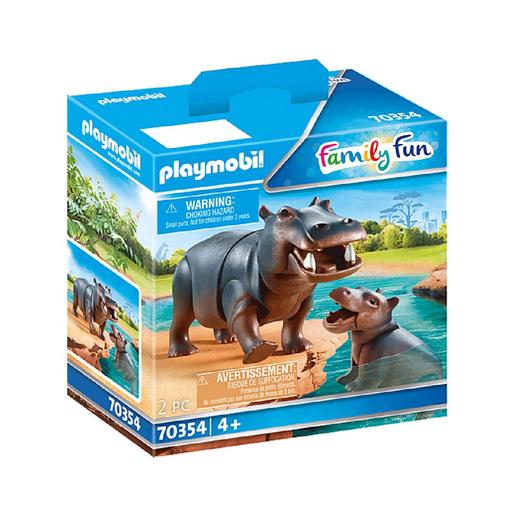 Playmobil - Hipopótamo com bebé - 70354