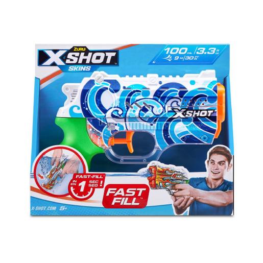 X-Shot - Pistola de água Fast-Fill Skins Nano (várias cores)