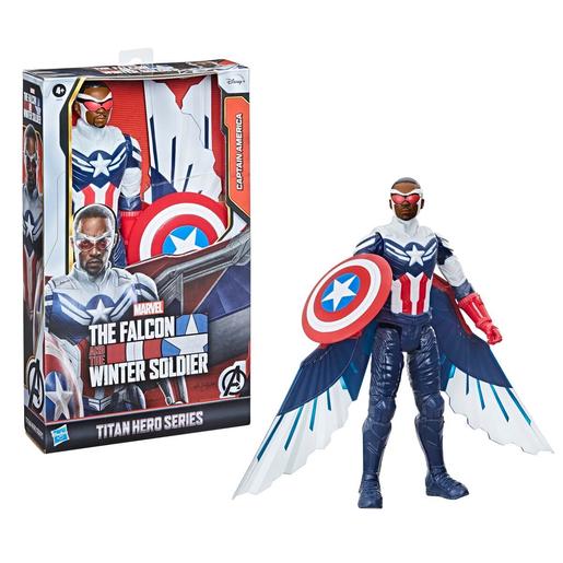 Marvel - Figura Capitão América Titan Hero