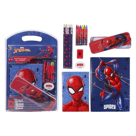 Spider-man - Conjunto de papelaria escolar