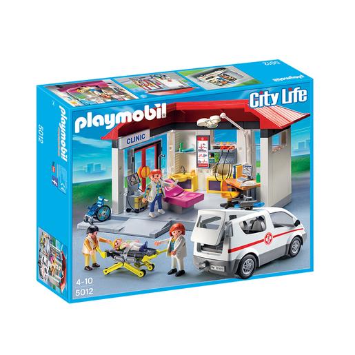 Playmobil - Clínica com Veículo de Emergência - 5012