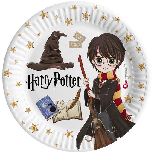 Harry Potter - 8 pratos de cartão