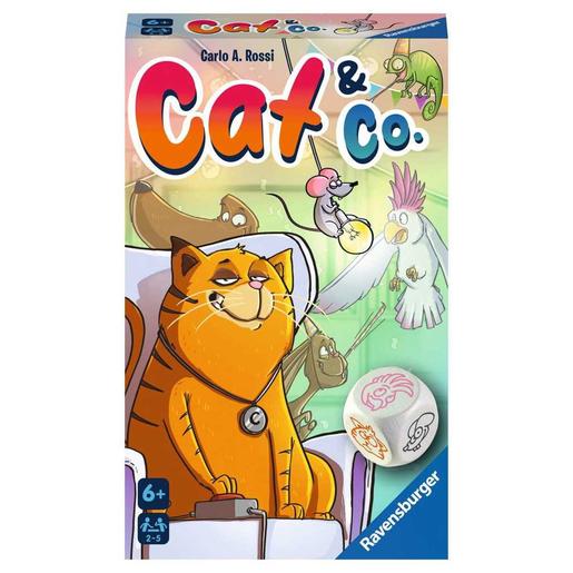 Ravensburger - Jogo de tabuleiro Cat & Co para 2-5 jogadores