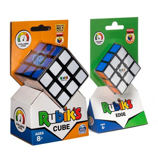 Rubik's - Cubo Anti-stress de 3x3 e 3x3x1 ㅤ